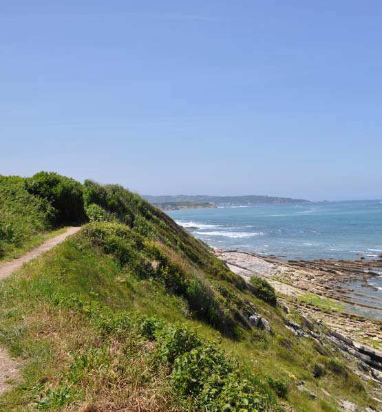 camping visite guidée sentier littoral pays basque